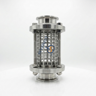 Mirilla de vía recta con abrazadera para tubería TC91MM DN65 SS316L con pantalla protegida