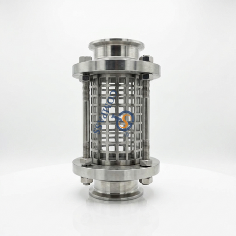 Mirilla de vía recta con abrazadera para tubería TC91MM DN65 SS316L con pantalla protegida