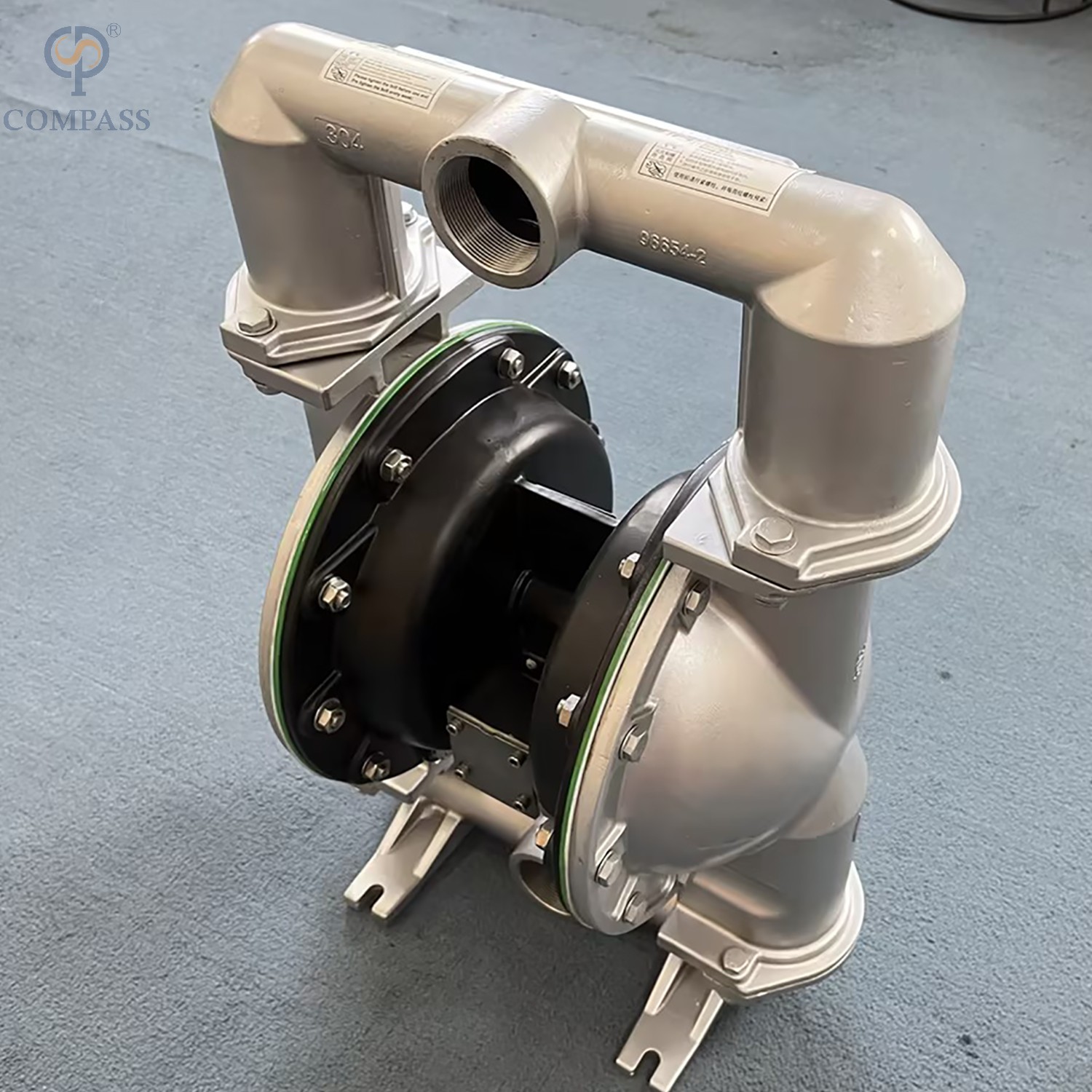 BOMBA NEUMÁTICA DE DOBLE DIAFRAGMA SS304