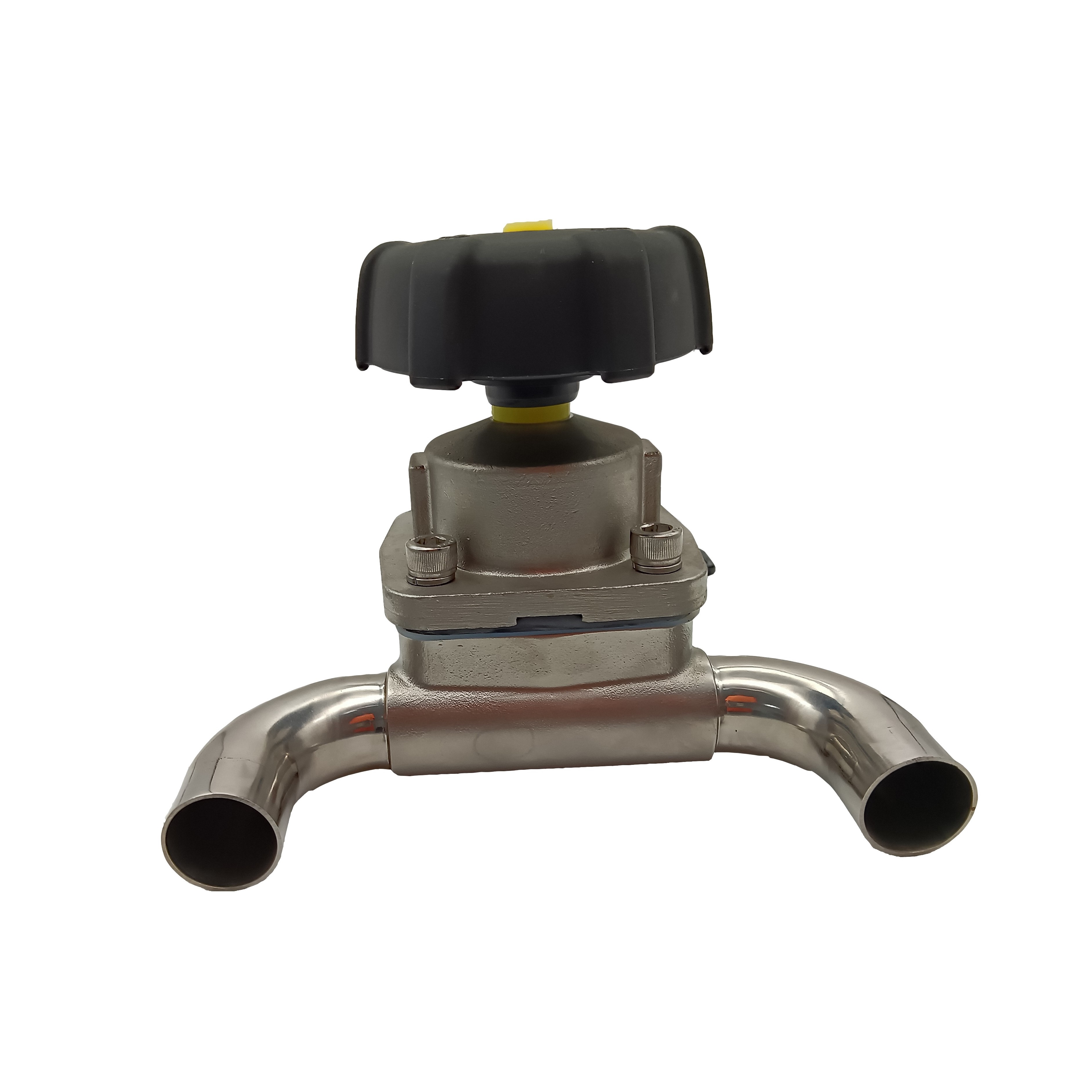 1/2 pulgada 12.7 mm de alta calidad Hygienic Hygienic Acero inoxidable SS316L SMS Cuesta de Diafragma de Type Diafragma Vavle 