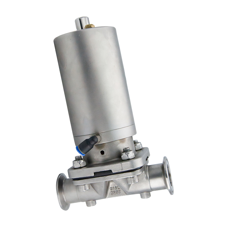 1/2 pulgada 12.7 mm de alta calidad Higiénica Higiénica Acero inoxidable SS316L SNUMADO SMS DIAFRAGM VAVLE 