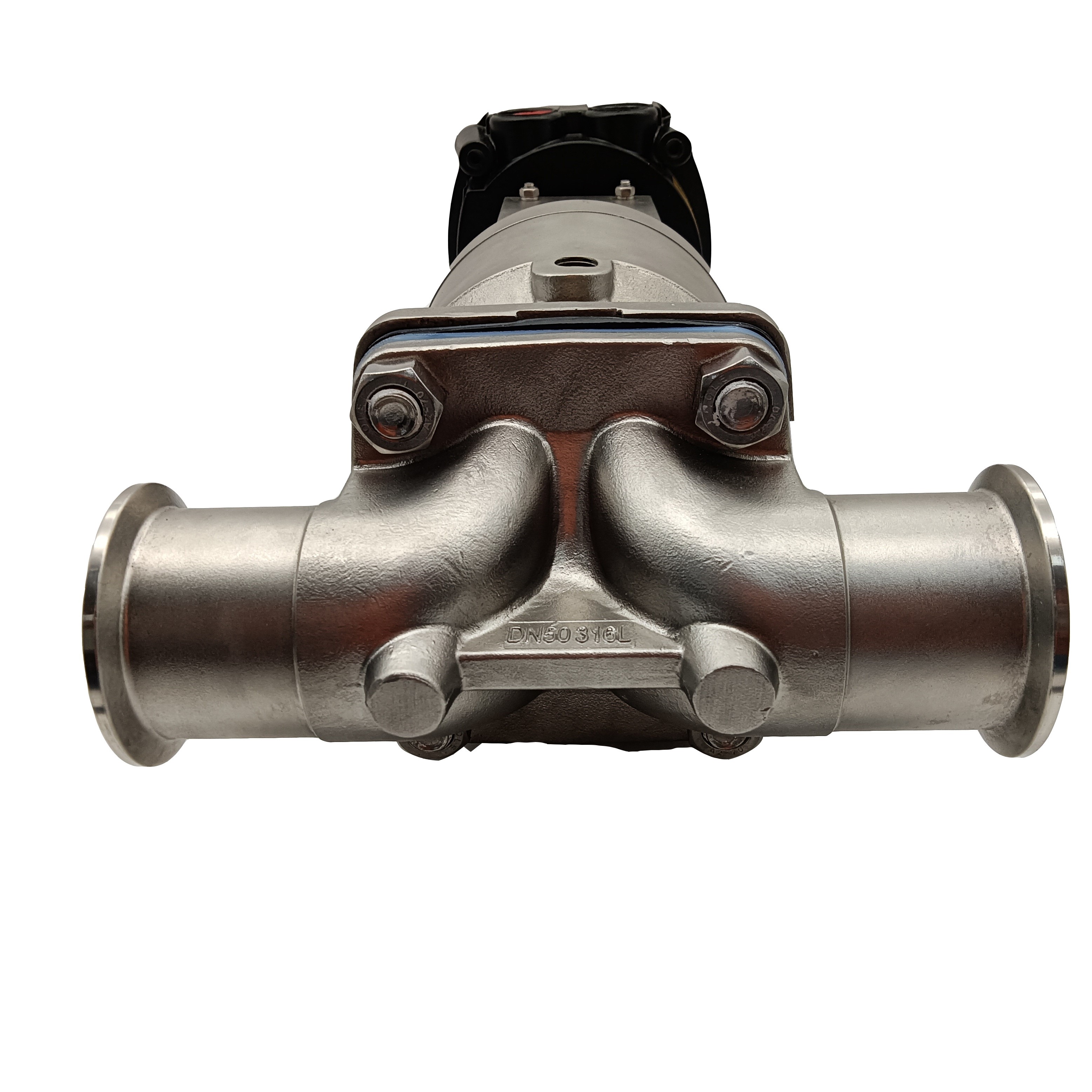 1 pulgada 25,4 mm Higiénico de alta calidad Hygienic Sea inoxidable SS316L SNUMADO SNUMS SNOPHRAGM VAVLE con interruptor de límite