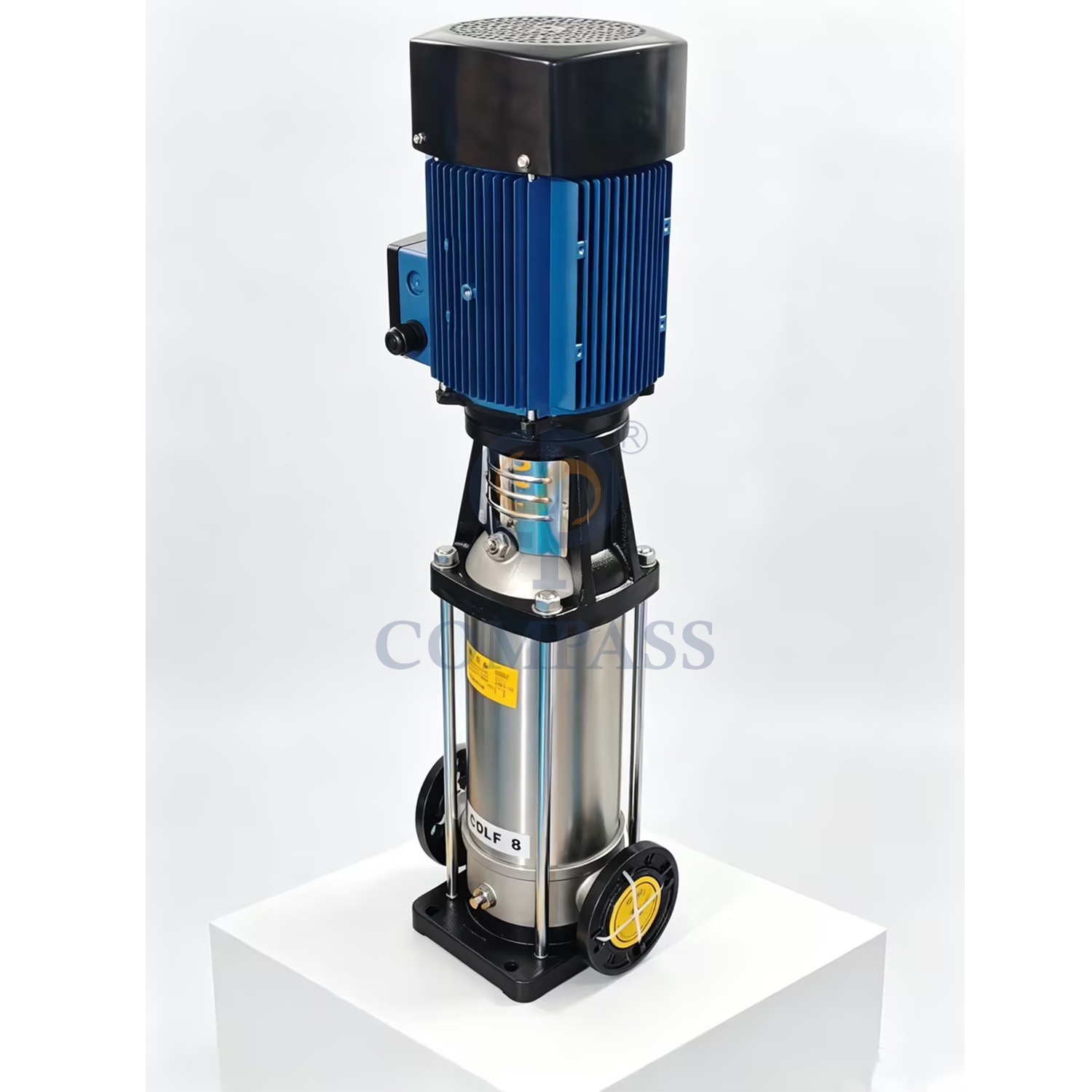 4kw CDLF8-100 Acero inoxidable sanitario SS304 4000 litros/h PN25 Bomba centrífuga multietapa vertical con extremo de brida con buen precio
