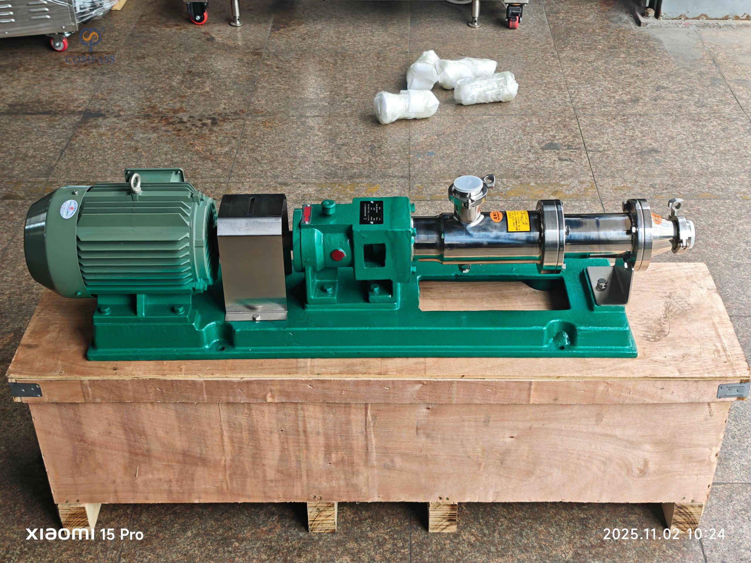 BOMBA DE UN SOLO TORNILLO DE ACERO INOXIDABLE GD35-1 SS304