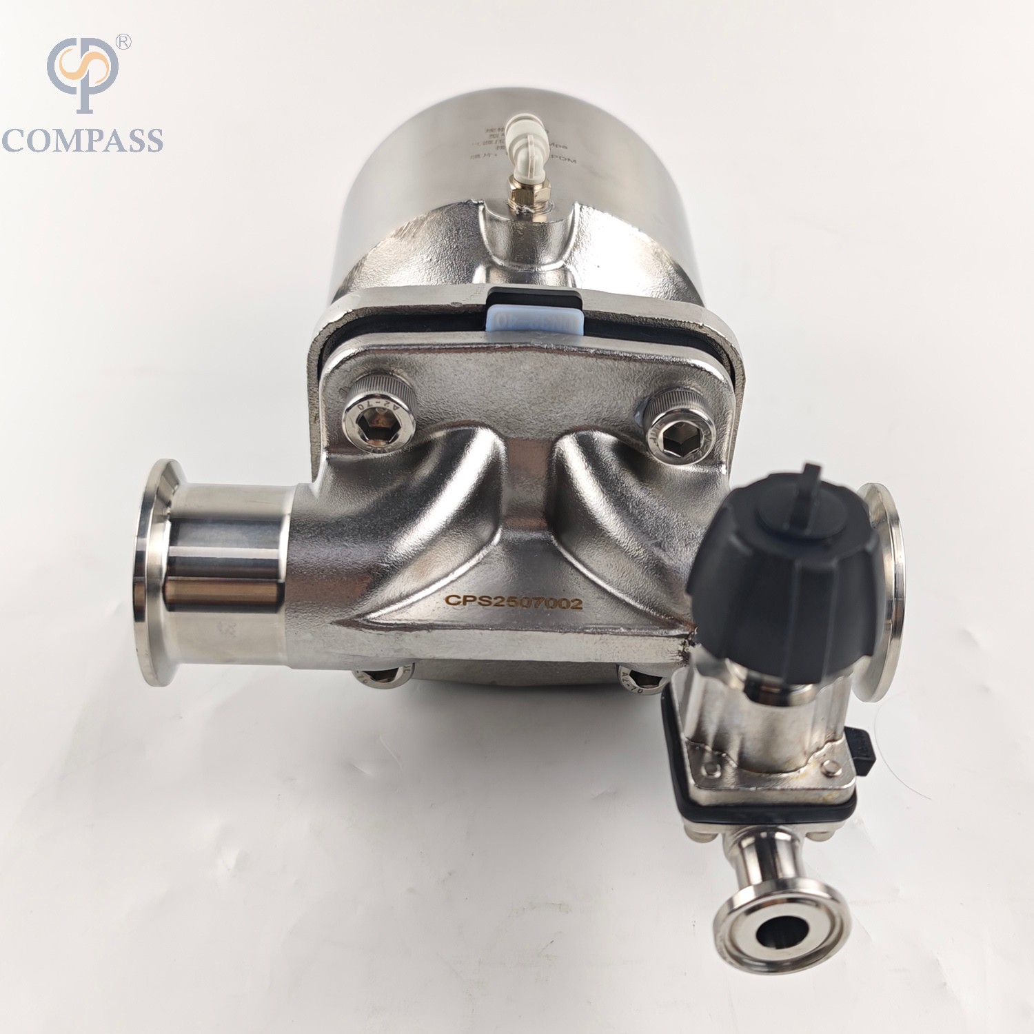 38.1 mm × 1/2 'SS316L SNUMAT SMS CLAMP DIAFRAGM