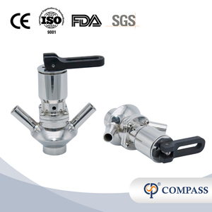 Válvulas de muestreo de precios SS316L de acero inoxidable DN15 con junta PTFE