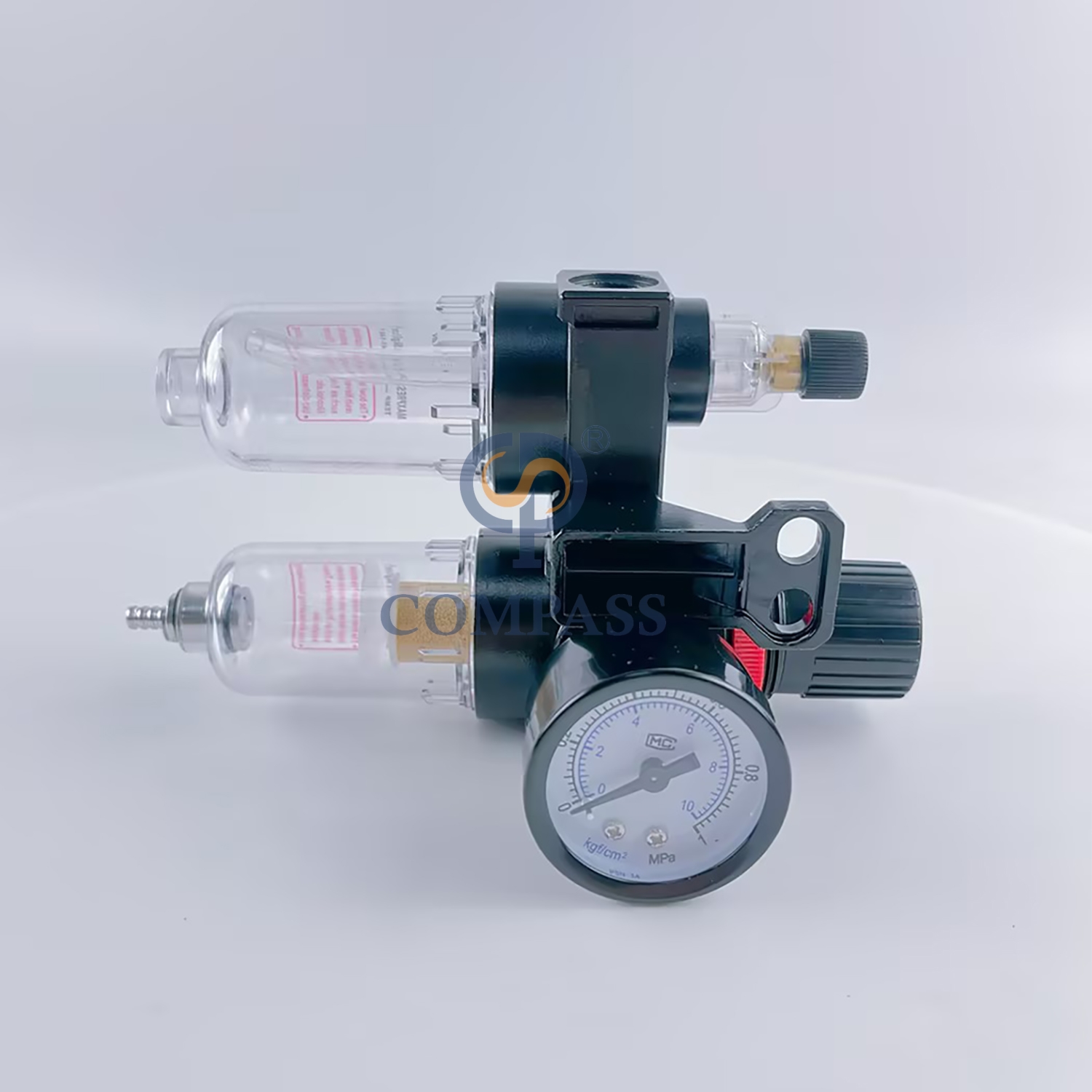 Filtros sanitarios de acero inoxidable fabricados en China AFR 2000 Núcleo de cobre Plástico y hierro Filtro de presión reducida FL con rosca hembra de 1/4'' 