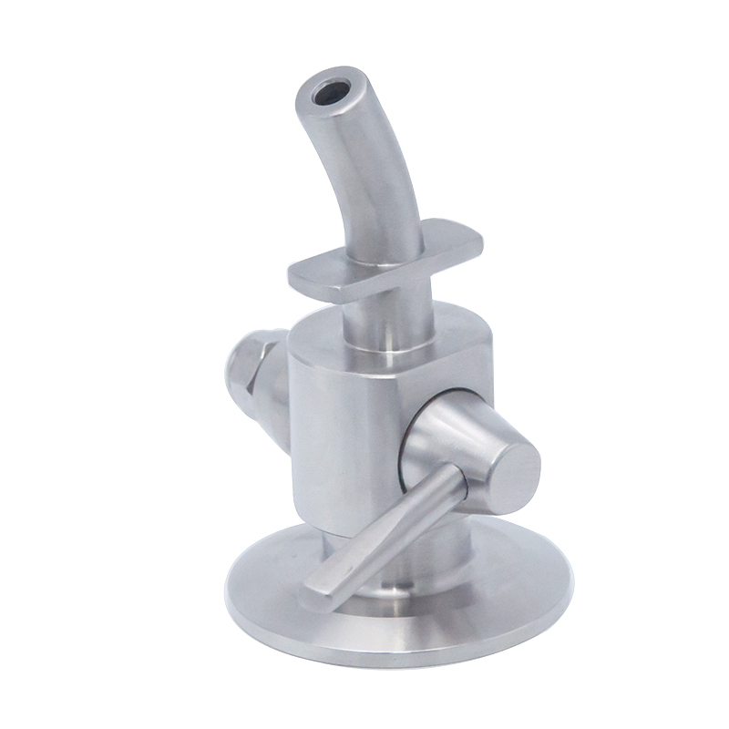 1/2 '12.7 mm manualmente TC Beer SS304 SS316L Válvulas de muestreo para la industria de bebidas