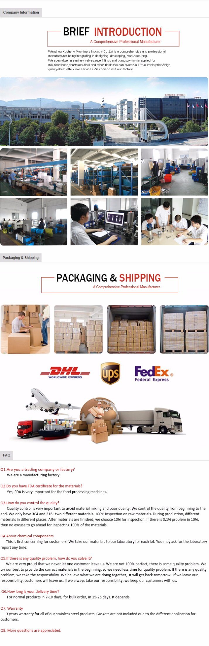 V&aacute;lvula de mariposa SS304 TC TC triclamp