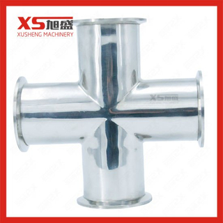 Acero inoxidable Sanitario SS304 Abrazadera cuatro cruces