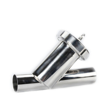 Colador de filtro tipo Y de soldadura de pulido de espejo sanitario