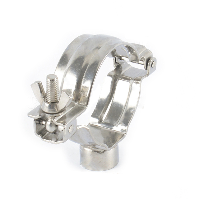 Soporte de tubería de montaje de tubería de acero inoxidable sanitario TH1M