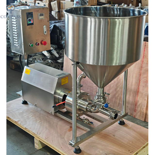  Motor emulsionante de dispersión de alto cizallamiento para tubería 1-120-4KW con gabinete de control VFD