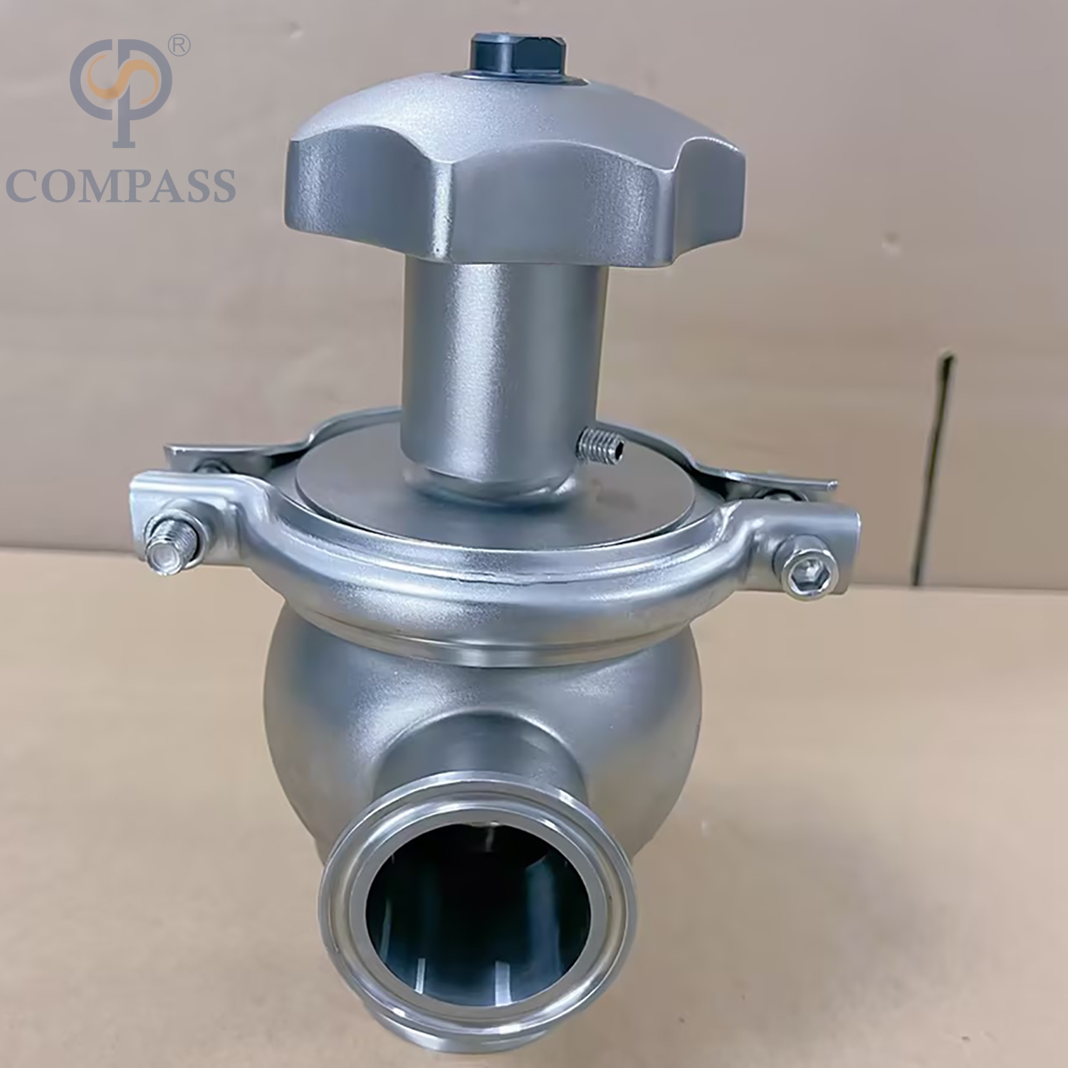 Venta caliente 1,5 pulgadas TC 50,5 MM SS316L sanitario acero inoxidable higiene grado alimenticio SMS extremos de abrazadera Manual válvulas reguladoras de flujo