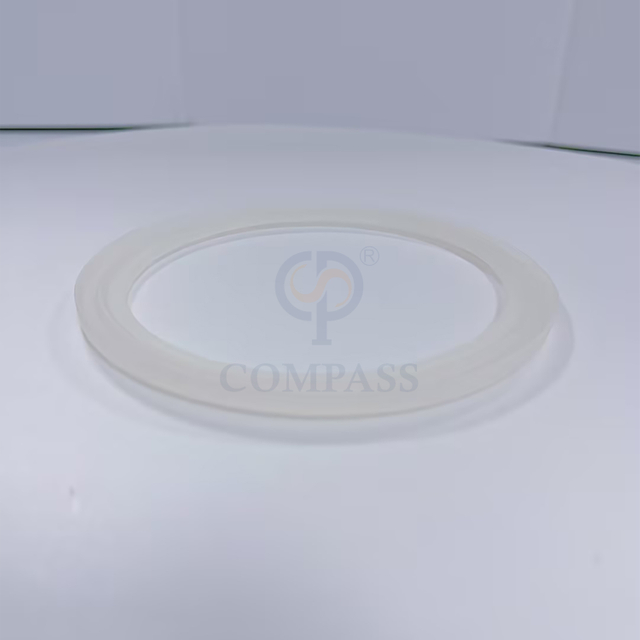 Gran oferta Universal 2 pulgadas TC 64MM higiene sanitaria grado alimenticio SMS aséptico Tri abrazadera junta de silicona transparente con tapa de brida