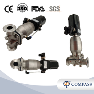 1/2 pulgada 12.7 mm de alta calidad Higiénica acero inoxidable SS316L SNUMADE SMS Diafragma recto Vavle con cabeza de control