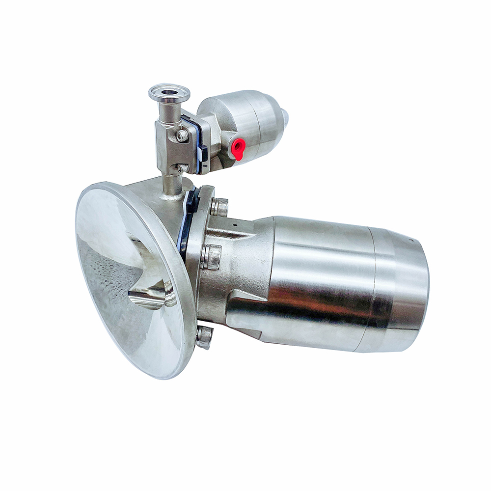 1/2 pulgada 12.7 mm de alta calidad Higiénica acero inoxidable SS316L SMS Tanque de soldadura Diafragma del fondo Vavle