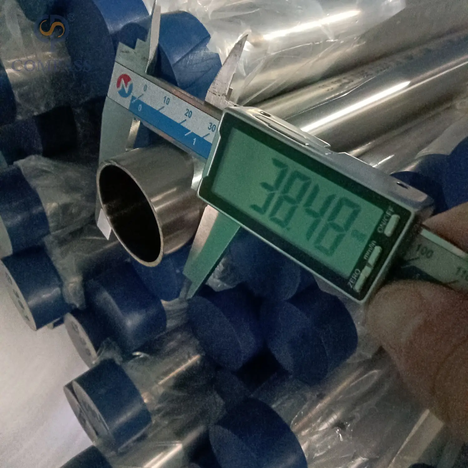 38.1 mm de 1.5 pulgadas Fábrica de grado Precio al por mayor de acero inoxidable higiénico ss304 Tubo redondo sin costuras con esmalte espejo
