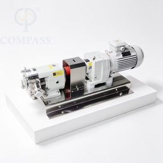 ZB3A-12-2.2kw SS316L 400V 50HZ Bomba de lóbulo de relación de velocidad constante de engranaje eléctrico OEM de acero inoxidable sanitario para crema y chocolate