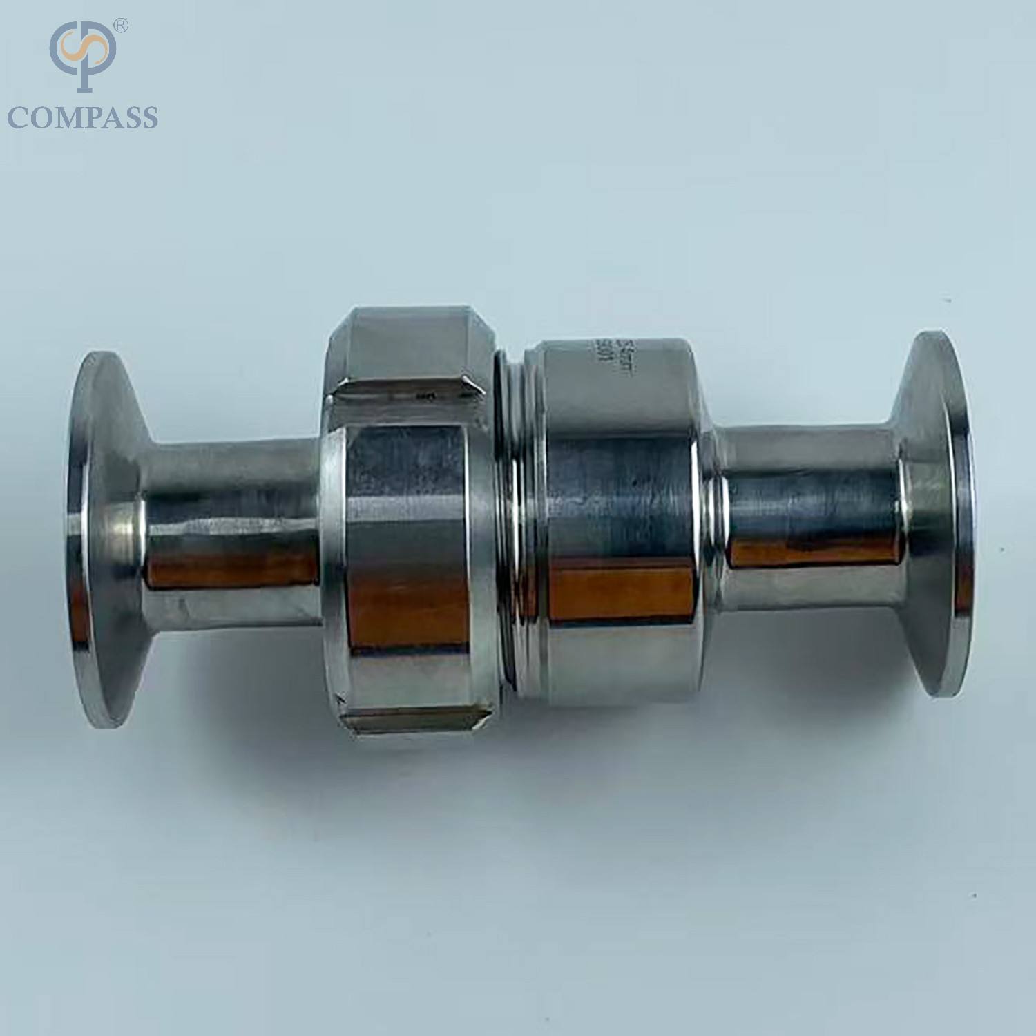 25,4 mm de acero inoxidable SS316L Grado alimentario SMS SMS Ferrule de un solo unión Válvulas de retención