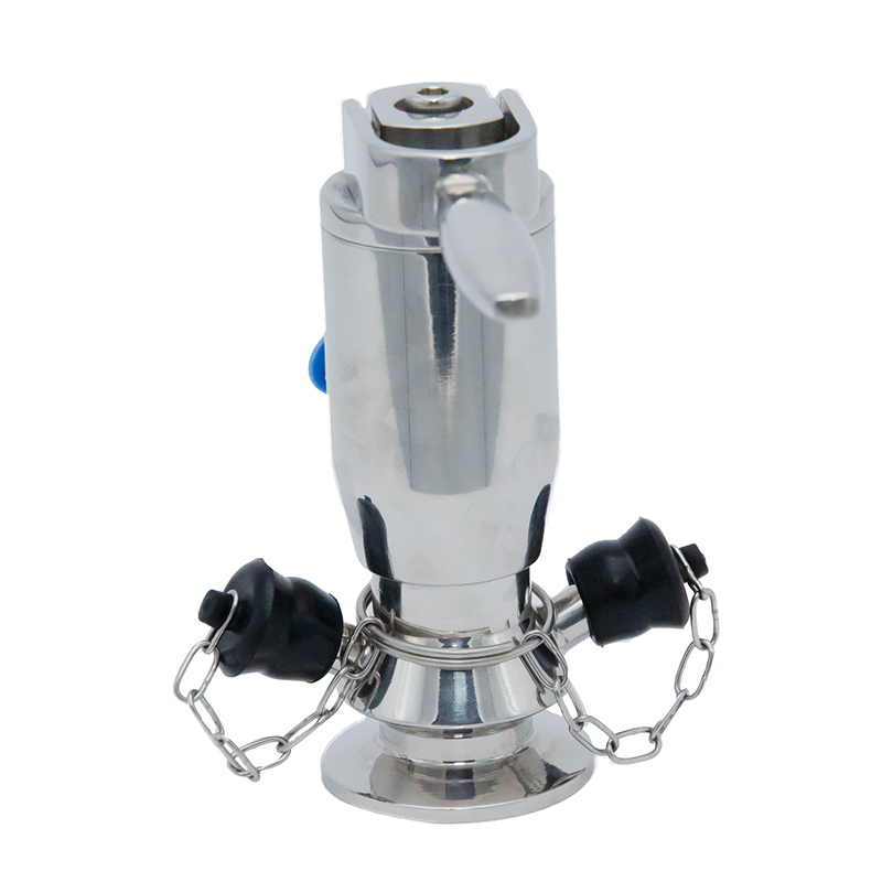 SGQK Modelo TC Manual y Pneumatic Food Grade Tri Sweeping Válvulas de muestreo