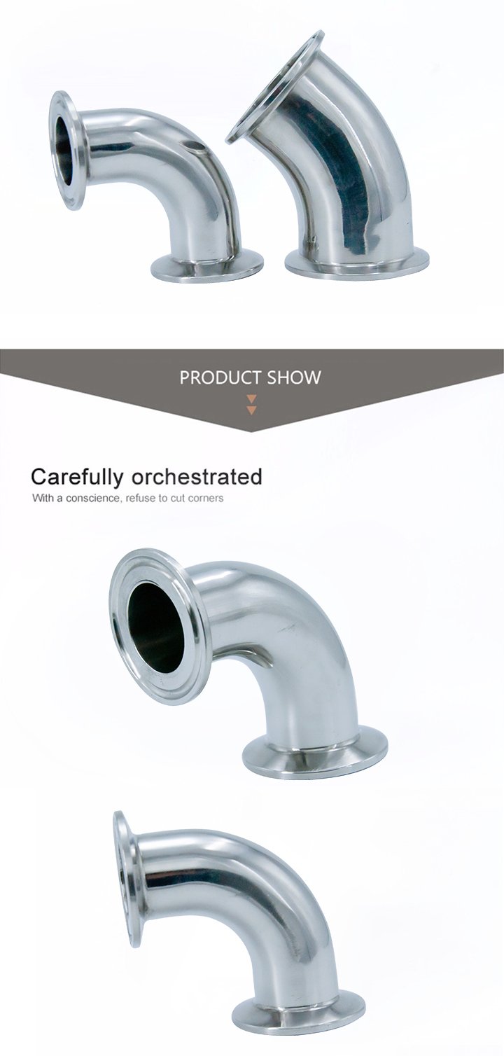 STS316L de acero inoxidable STS316L Curva de codo de 90 grados