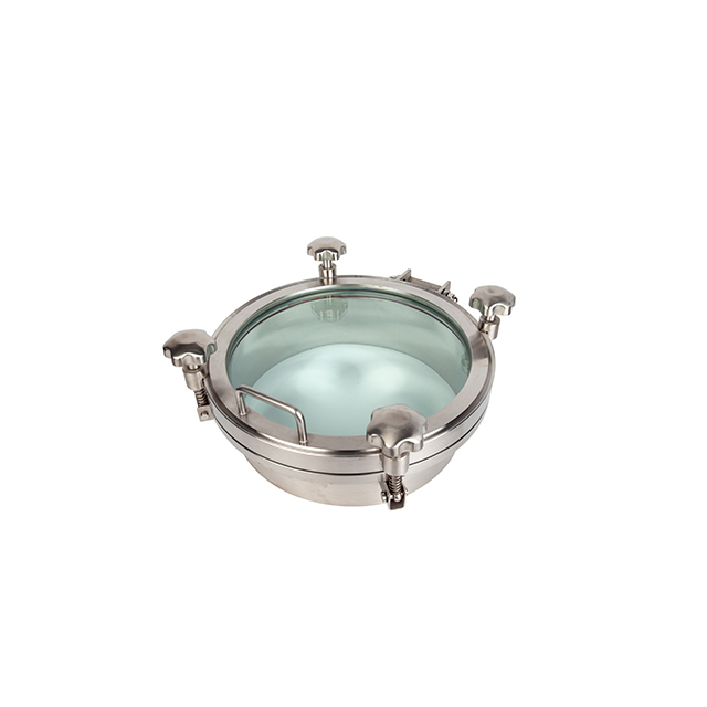 Tanque de mirilla de acero inoxidable sanitario hacia el exterior Manway