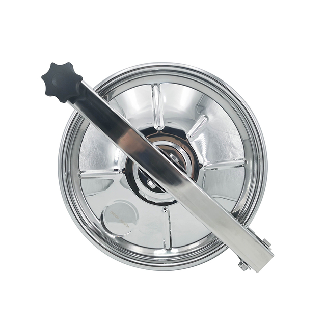 Bocas de acceso sanitarias redondas al exterior del tanque de acero inoxidable (sello superior)