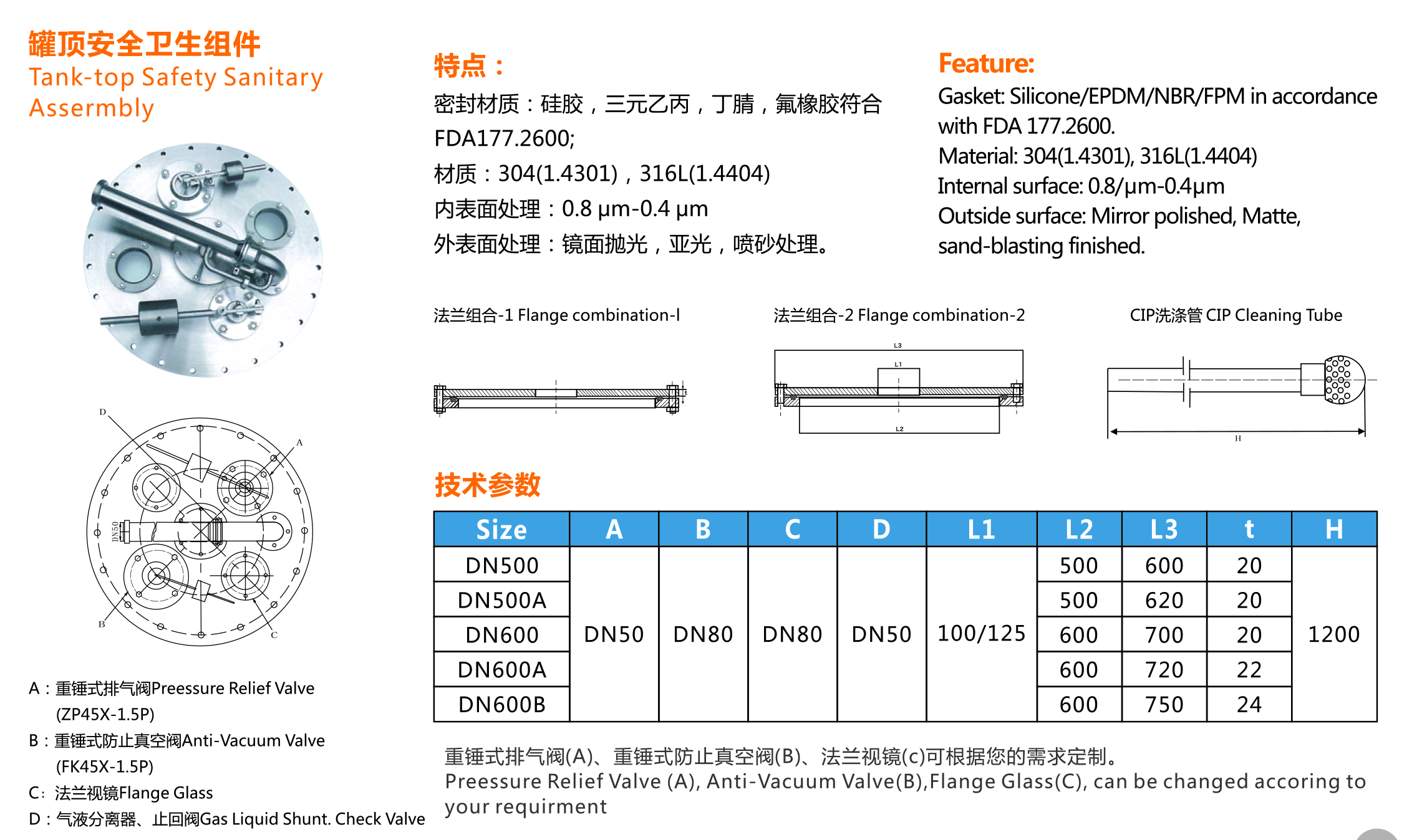 Dibujo del tanque Top Seguridad Sanguy Assermby