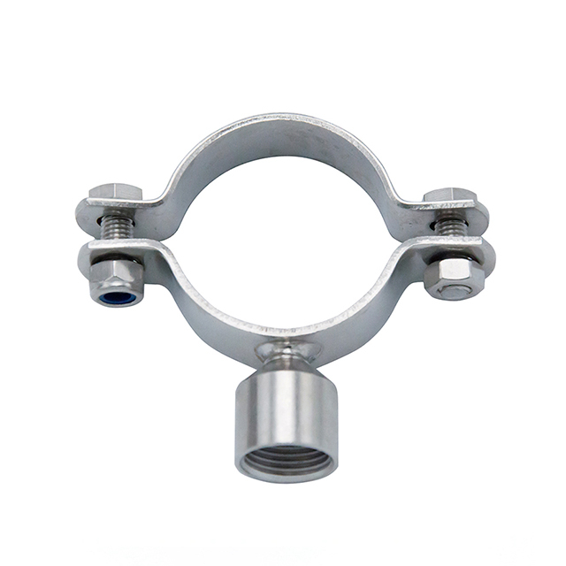 Soporte de tubo redondo con junta de silicona Rea sanitaria TH7H