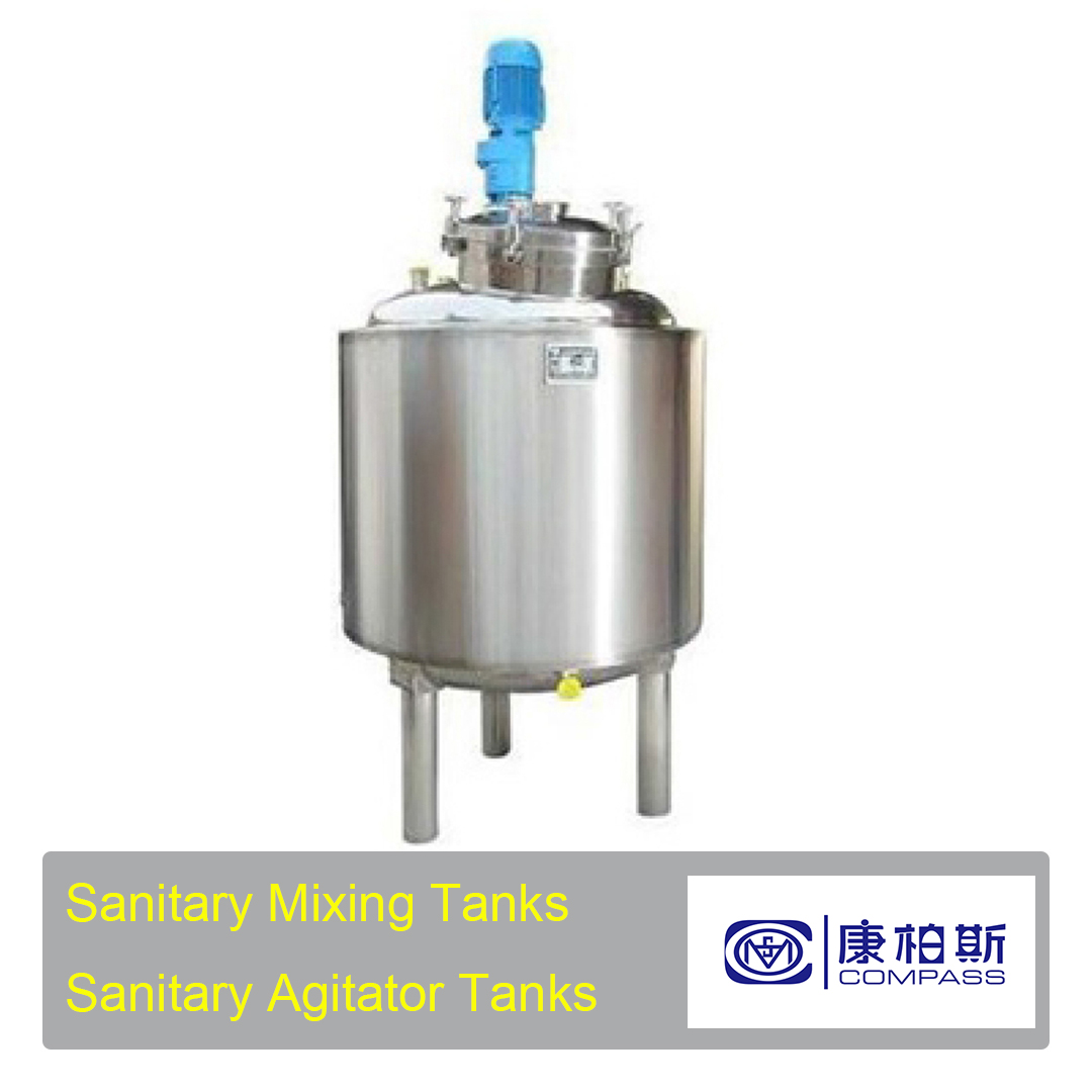 Tanque mezclador de gel líquido para alimentos de acero inoxidable SS304 de grado alimenticio