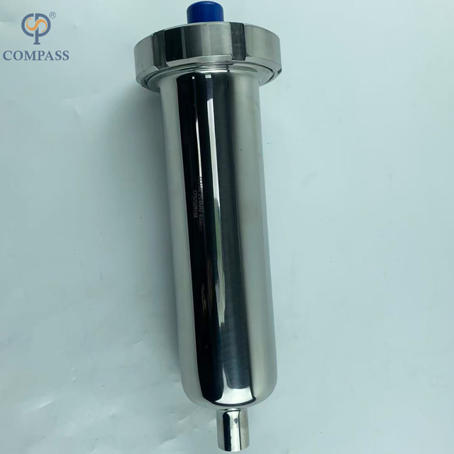 FILTRO RECTO DE SOLDADURA SANITARIA DE ACERO INOXIDABLE HIGIÉNICO SANITARIO DE GRADO ALIMENTARIO SS316L