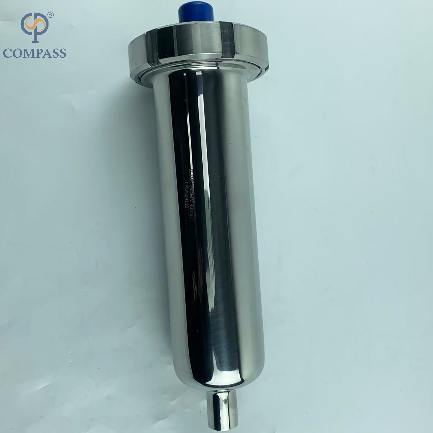 FILTRO RECTO DE SOLDADURA SANITARIA DE ACERO INOXIDABLE HIGIÉNICO SANITARIO DE GRADO ALIMENTARIO SS316L