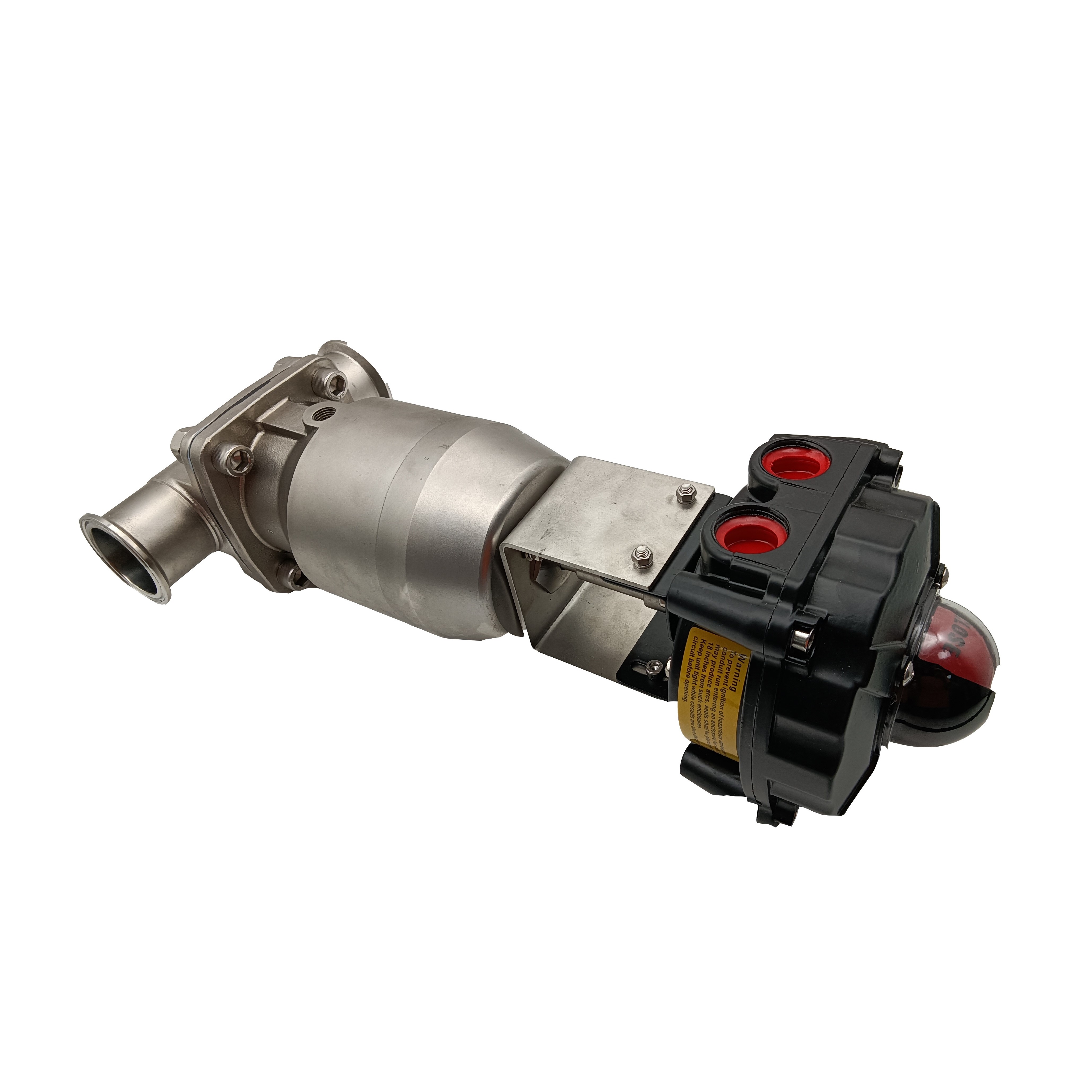 1 pulgada 25,4 mm Higiénico de alta calidad Hygienic Sea inoxidable SS316L SNUMADO SNUMS SNOPHRAGM VAVLE con interruptor de límite