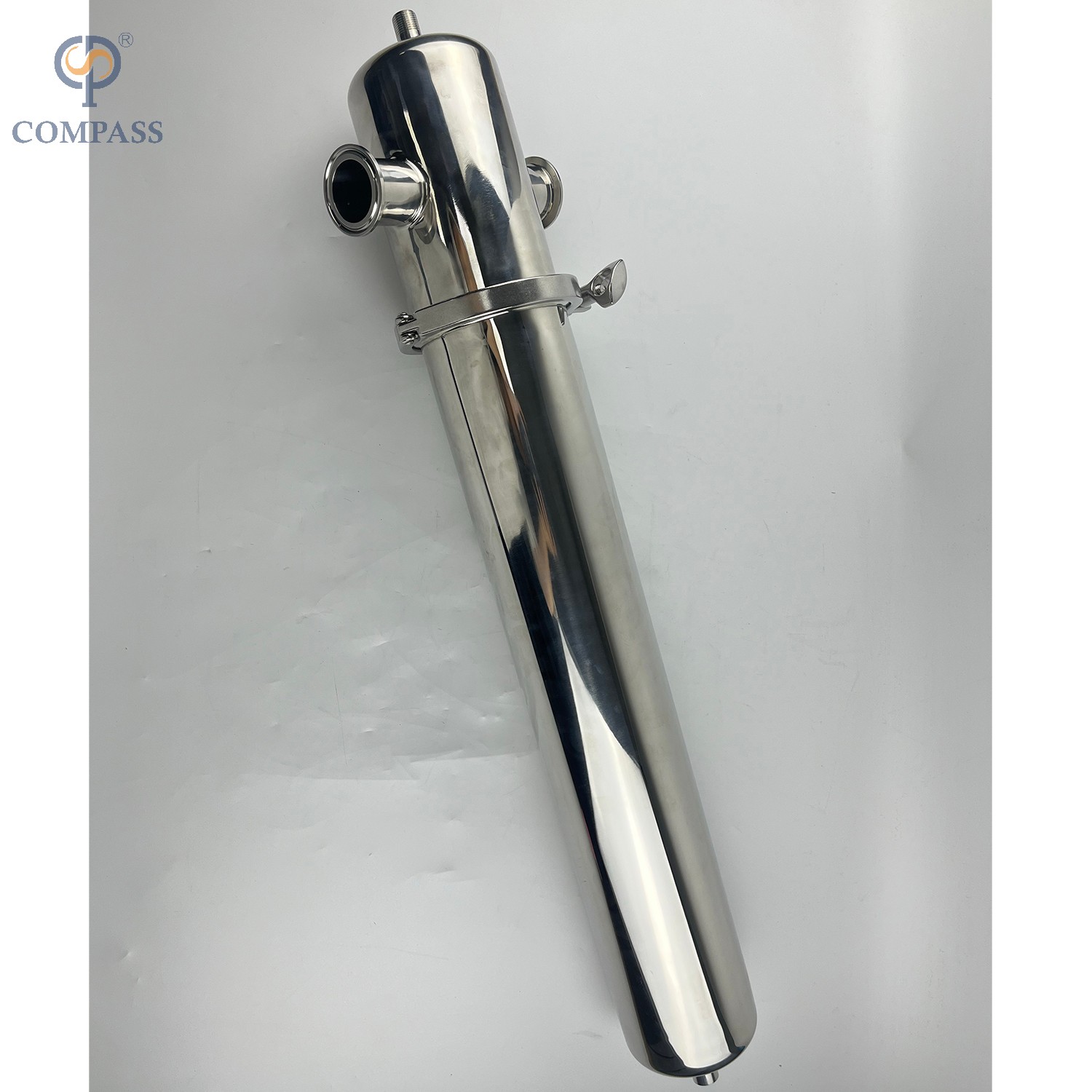 Filtro de vapor sanitario con carcasa de acero inoxidable y elemento de filtro plisado 1.5 'SS316L