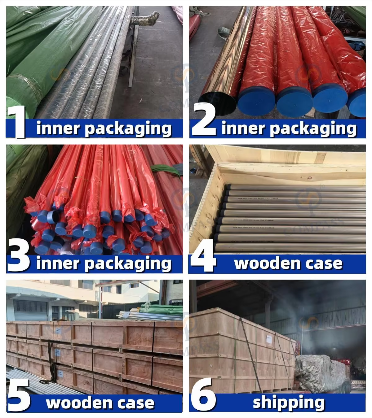 卫生级无缝管打包图