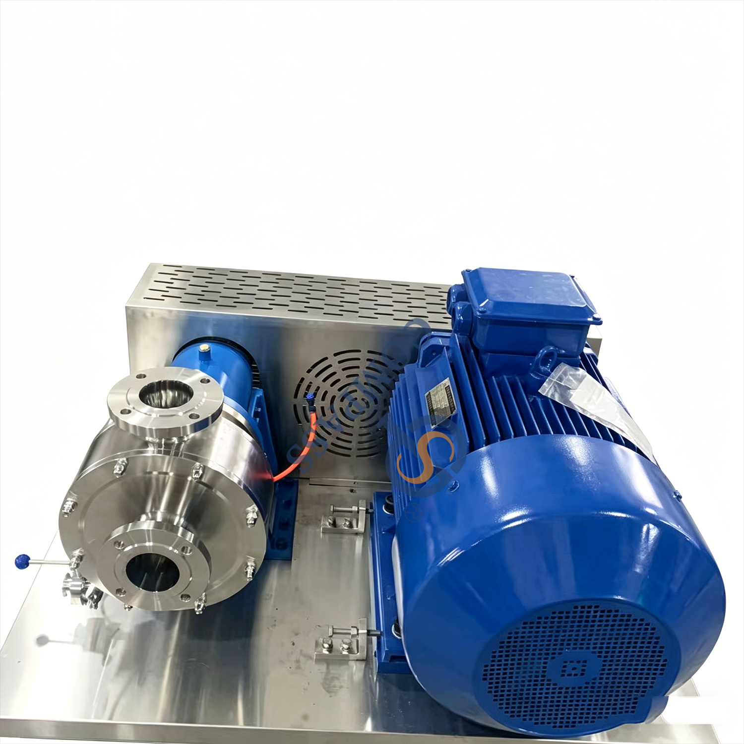 Bomba de emulsionante de dispersión de alto cizallamiento horizontal partido de una sola etapa SS316L 75KW