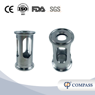 DN15 Vidrio de abrazadera compacta de acero inoxidable de acero inoxidable