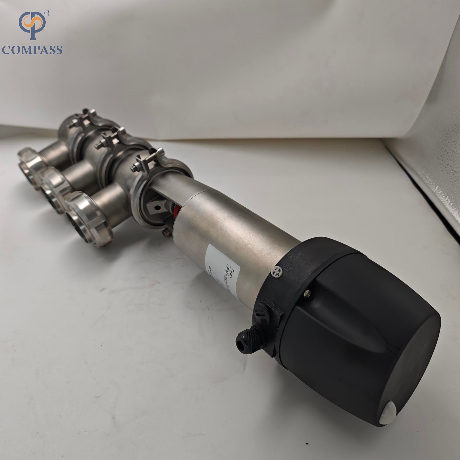 VÁLVULA DESVIADORA DE UNIÓN NEUMÁTICA TIPO SS316L 111 (NC)