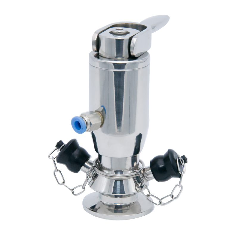 SGQK Modelo TC Manual y Pneumatic Food Grade Tri Sweeping Válvulas de muestreo