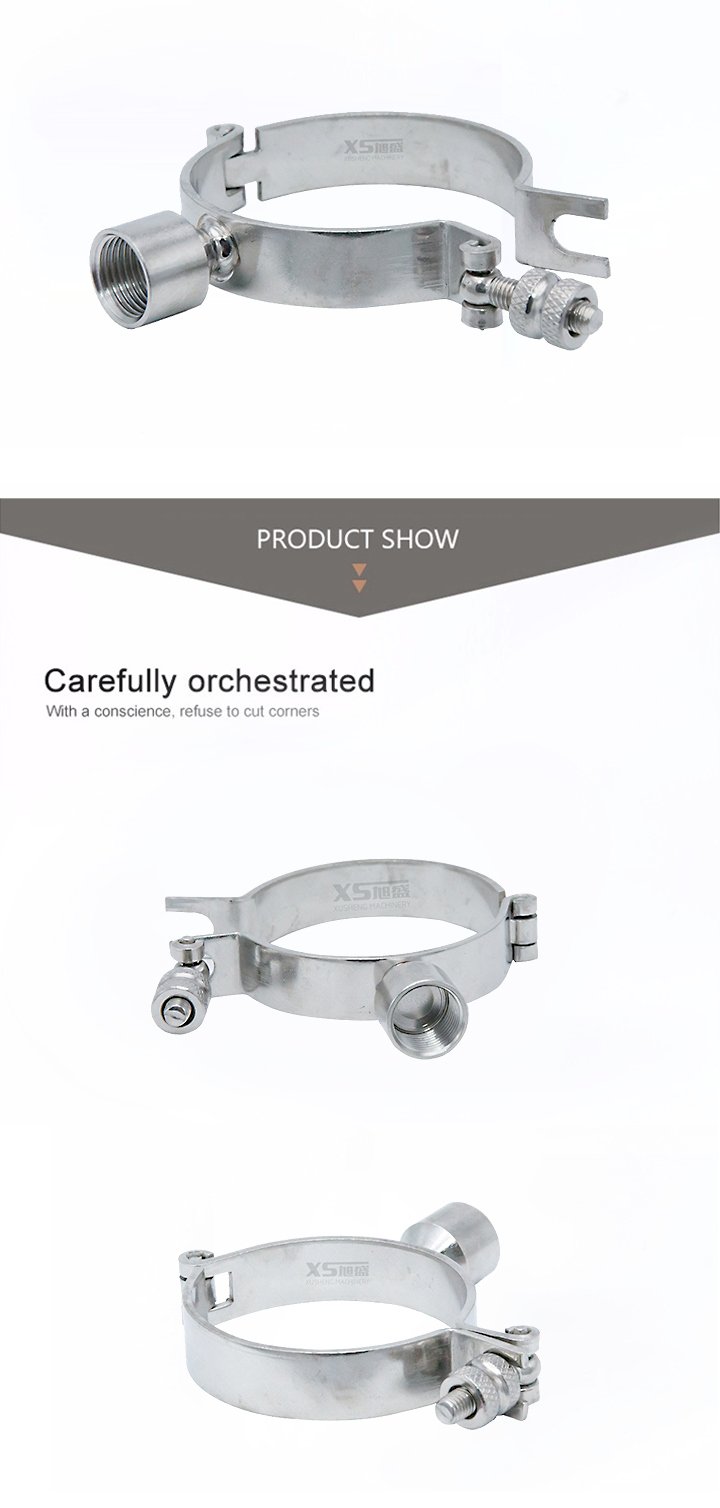 Percha de tuber&iacute;a redonda SS304 de acero inoxidable