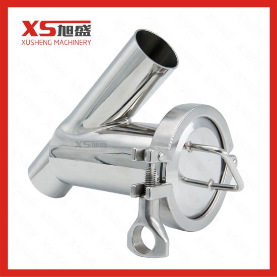 Filtro sanitario tipo Y con abrazadera de acero inoxidable