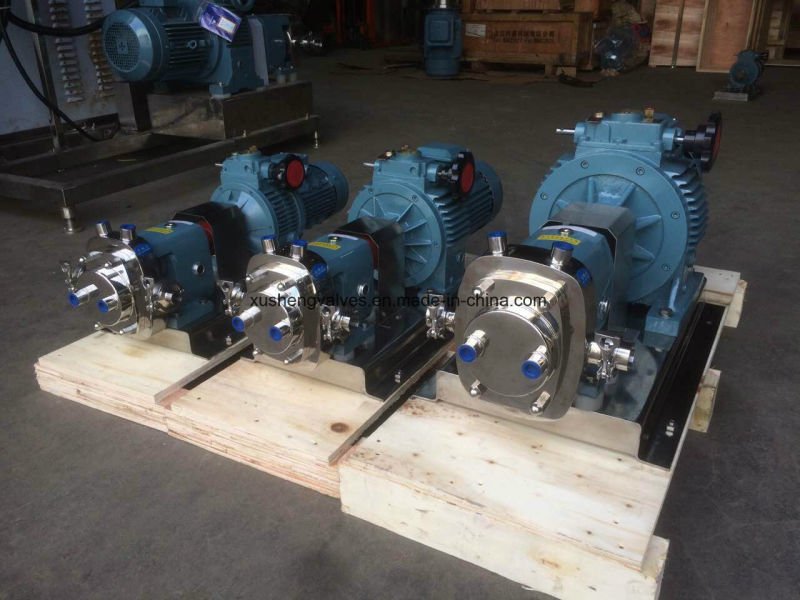 Bomba de rotor de rotor de doble ala de acero inoxidable 304 bomba de l&oacute;bulo rotativo