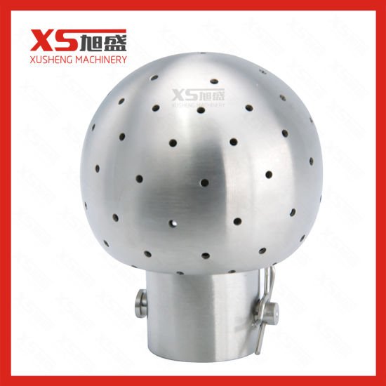 G1/2" Ss304 Bola de pulverización giratoria de soldadura higiénica de acero inoxidable