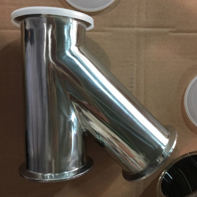 4 pulgadas de acero inoxidable de grado sanitario tri pinza y tipo de camiseta