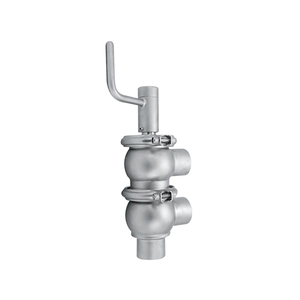 Válvula de desvío de control de flujo manual de acero inoxidable